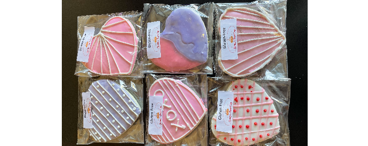Val- Gluten Free Iced cookie