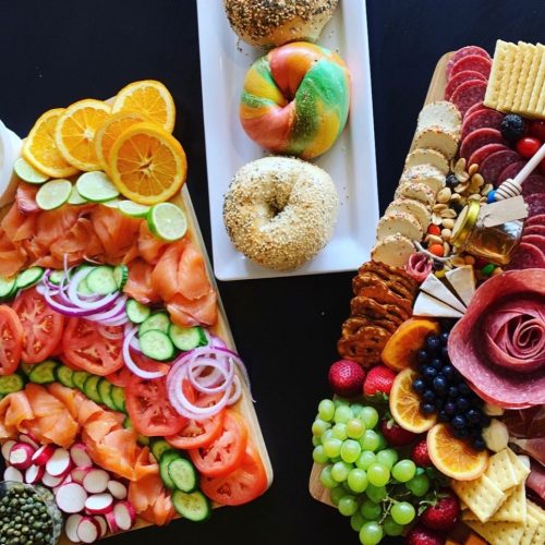 Bagels & Lox Board Lox Charcuterie Board